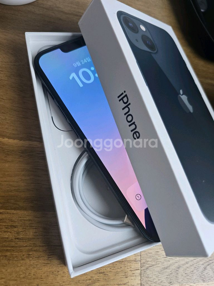 아이폰 13 블랙 128G--0