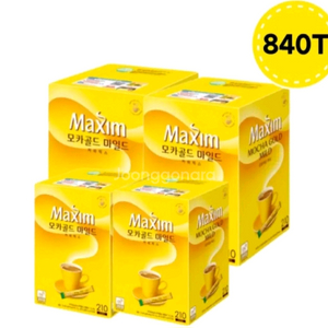맥심커피믹스혼합1680T모카골드840T+화이트골드840