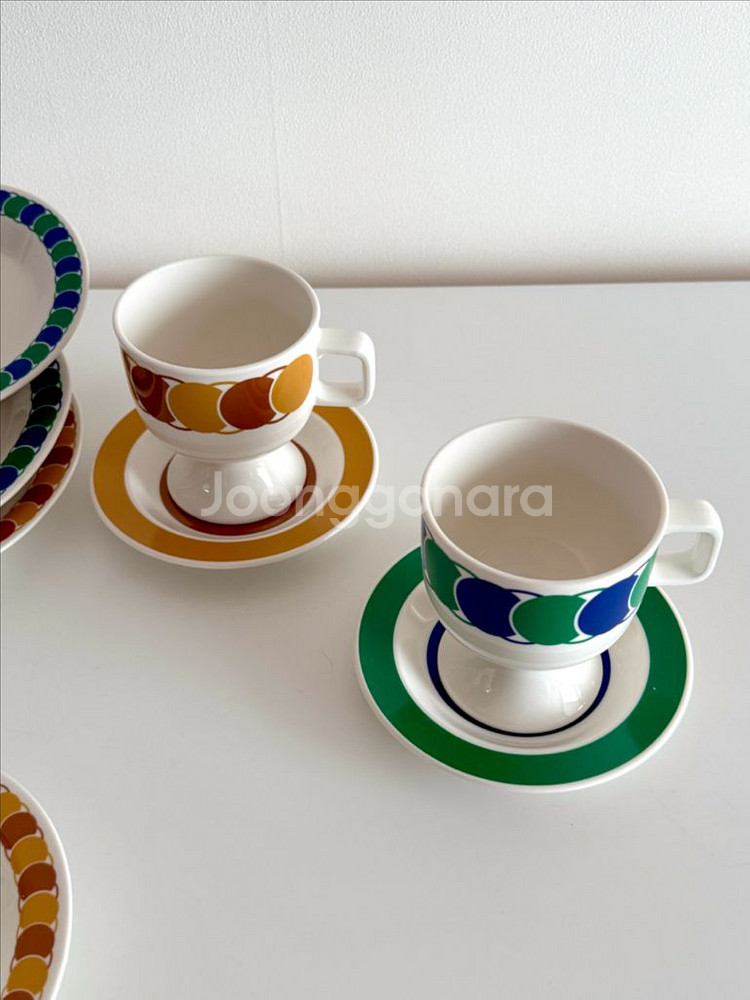 커먼키친 레트로 체인 시리즈 컵앤소서 및 플레이트 판매--3