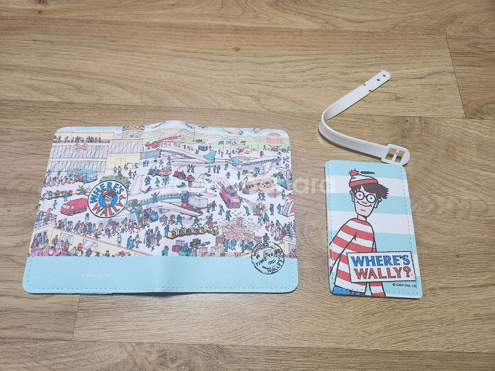 gs25 지에스 월리를 찾아라 여권케이스 네임텍--3