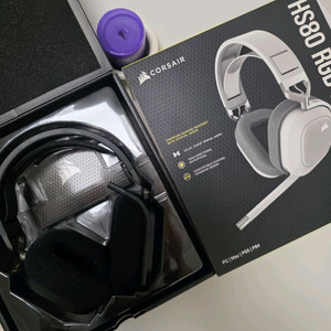 커세어 hs80무선 RGB 게이밍헤드셋