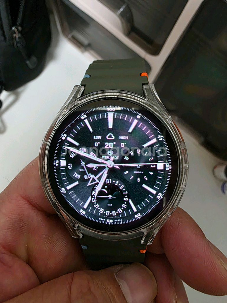 삼성 갤럭시 워치 7 44mm 그린 블루투스 버젼 팝니--1