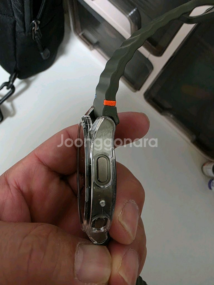 삼성 갤럭시 워치 7 44mm 그린 블루투스 버젼 팝니--5