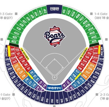 9/28일 두산 vs 롯데 /블루 오렌지 레드 네이비--1
