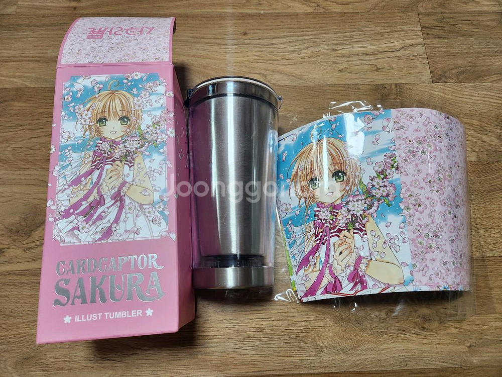 카드캡터 사쿠라 전시회 일러스트 텀블러 2만원--0