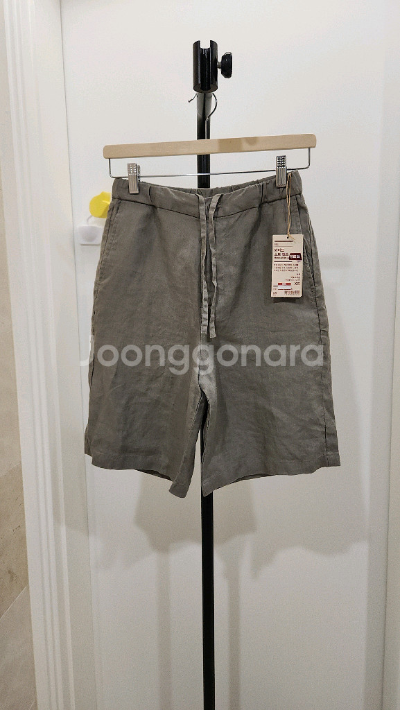 [새상품] 무인양품 남성 린넨100% 반바지 (XS)--6