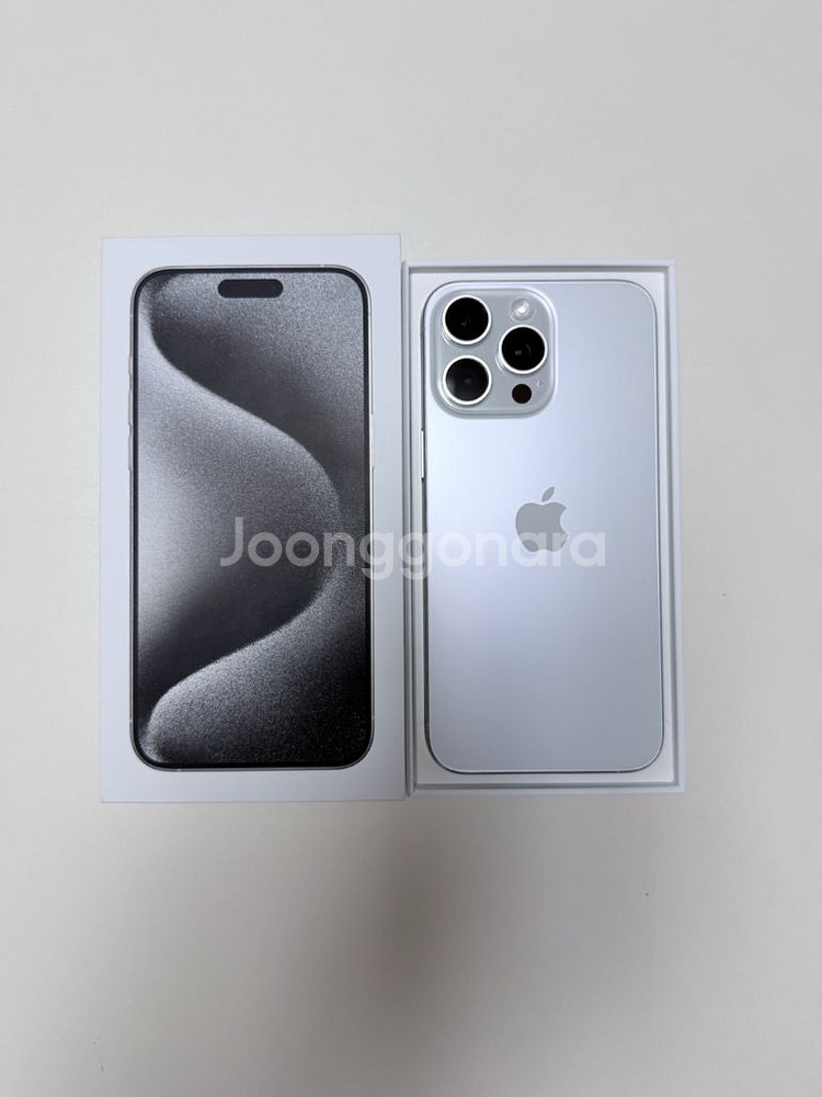 아이폰15프로맥스 화이트티타늄 256기가--0