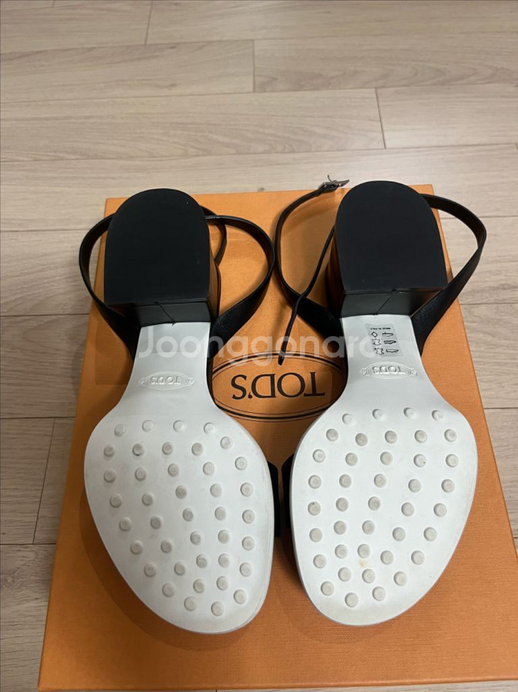 Tods 샌들 34.5 사이즈 블랙 색상--3