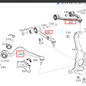 벤츠 s63amg 어퍼암 300번