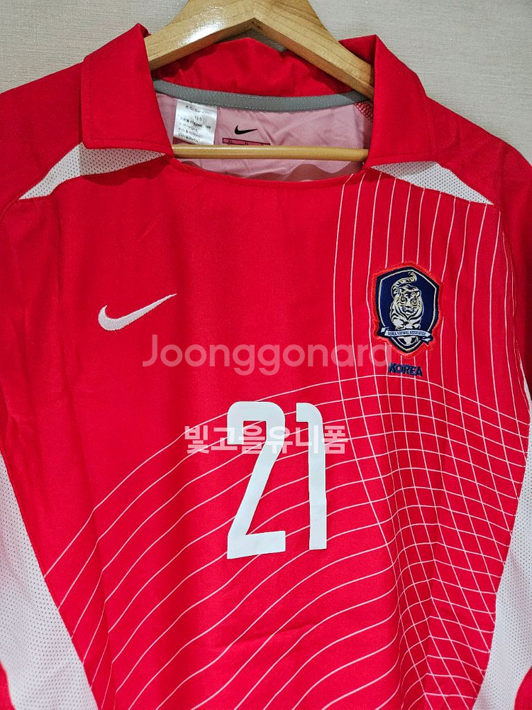 2002 대한민국 국대 박지성 유니폼--3