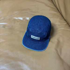 슈프림 워시드 데님 메탈 로고 캠프캡 모자 Denim