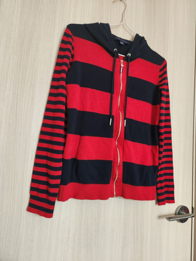 타미힐피거 후드집업점퍼 단가라니트가디건 이미지