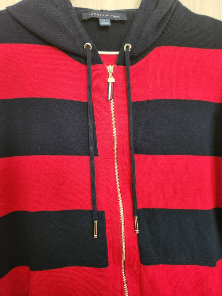타미힐피거 후드집업점퍼 단가라니트가디건 이미지