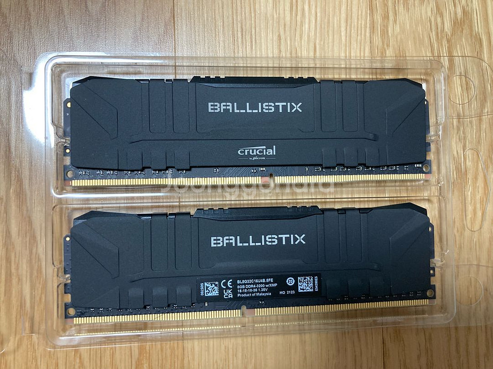 Ballistix DDR4 16GB (8x2) 블랙--0
