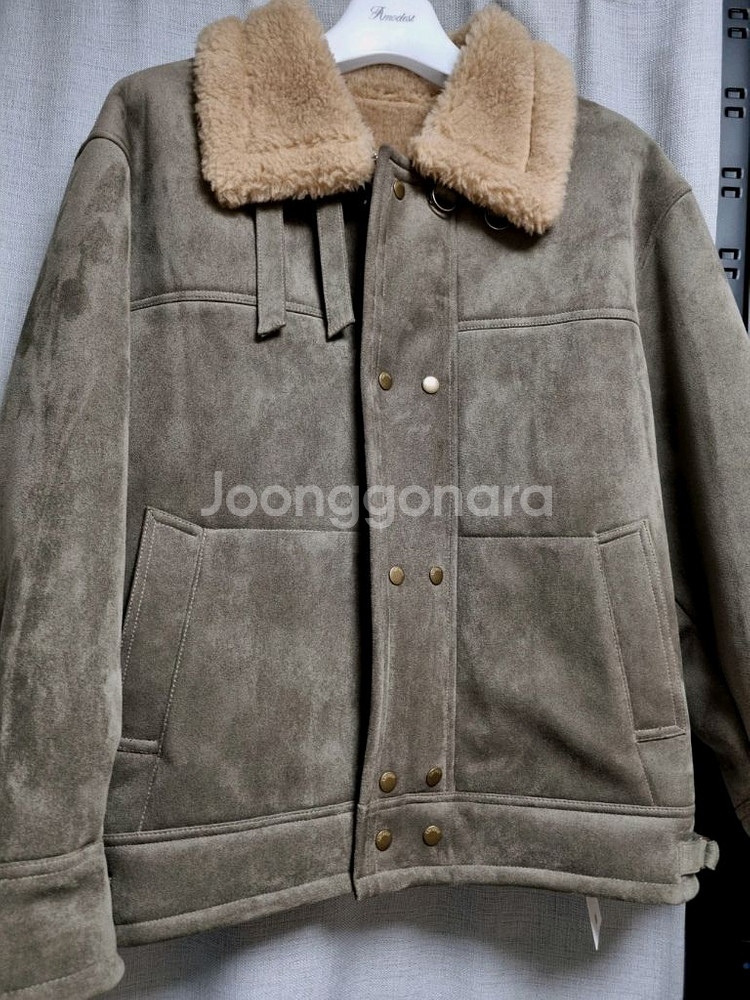 모데스트무드 901 무스탕 카키--2