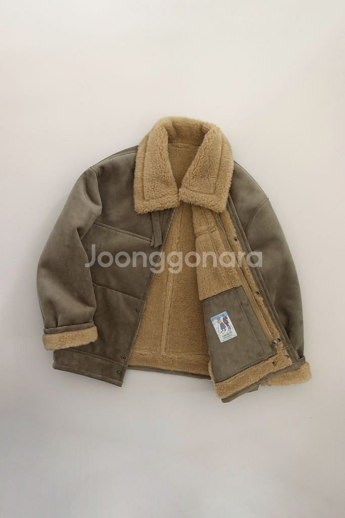 모데스트무드 901 무스탕 카키--0