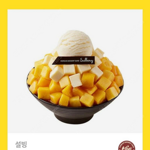 설빙 애플망고치즈설빙