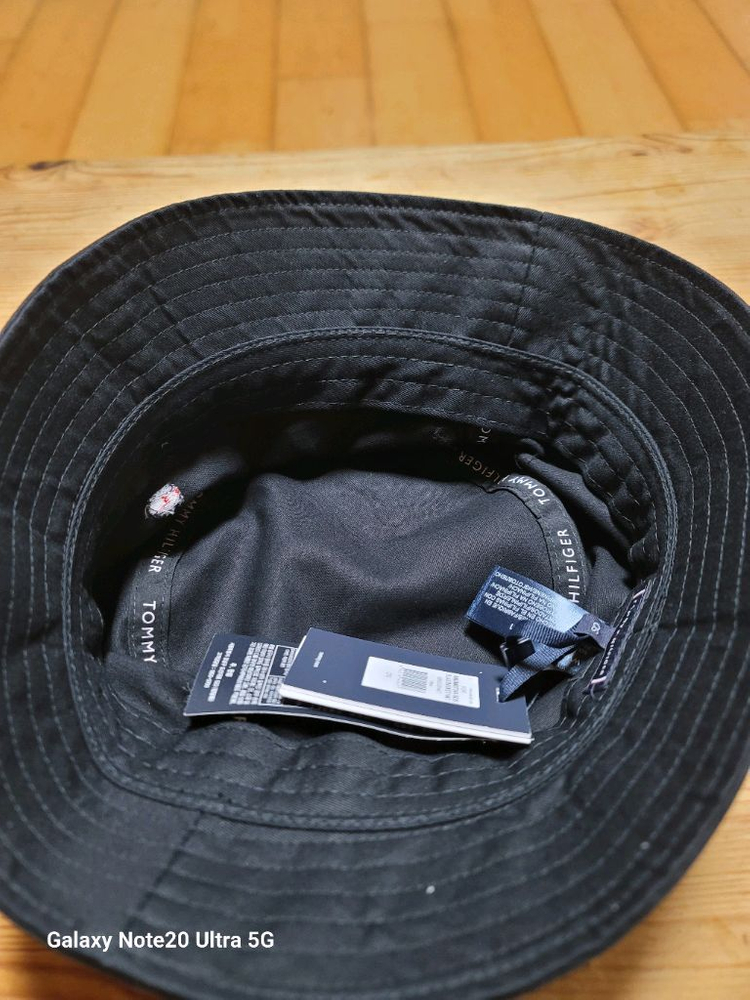 타미힐피거 코튼 플래그 버킷햇--3