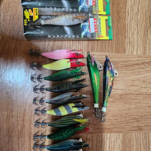 갑오징어 한치 쭈꾸미 에기 팝니다