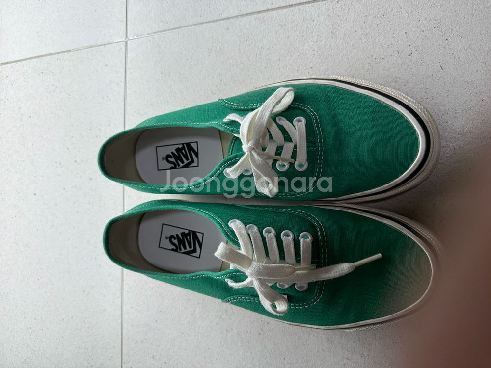 반스 애너하임 그린 275사이즈 팝니다.--0