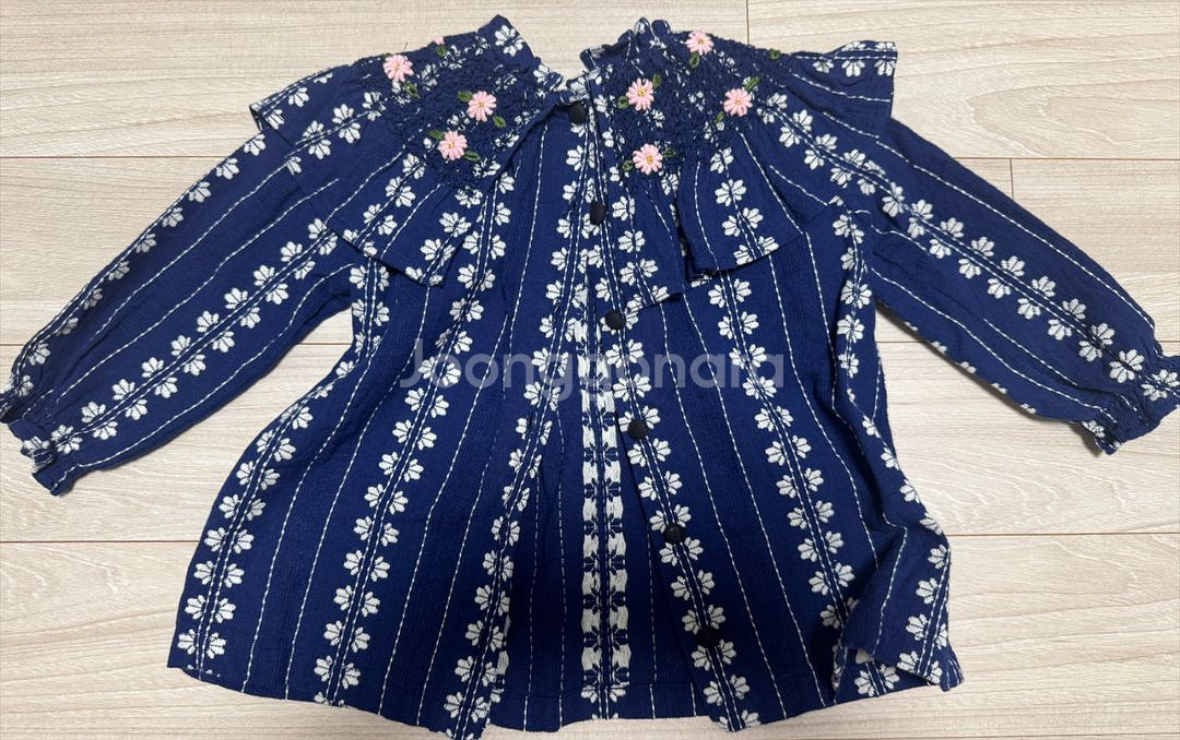 봉주르 다이어리 블라우스 12m--1