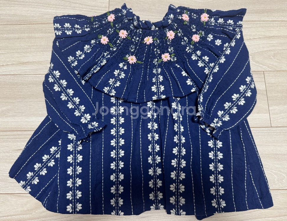 봉주르 다이어리 블라우스 12m--0