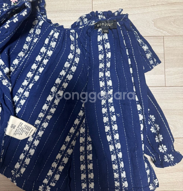 봉주르 다이어리 블라우스 12m--2