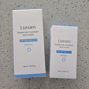 러븀 선크림 50미리+30미리 일괄 택포 25000원