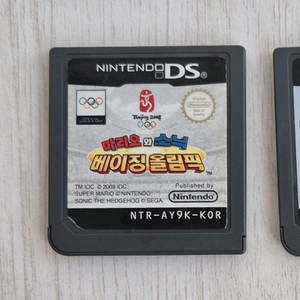 닌텐도 DS 게입칩 마리오 소닉 베이징 올림픽