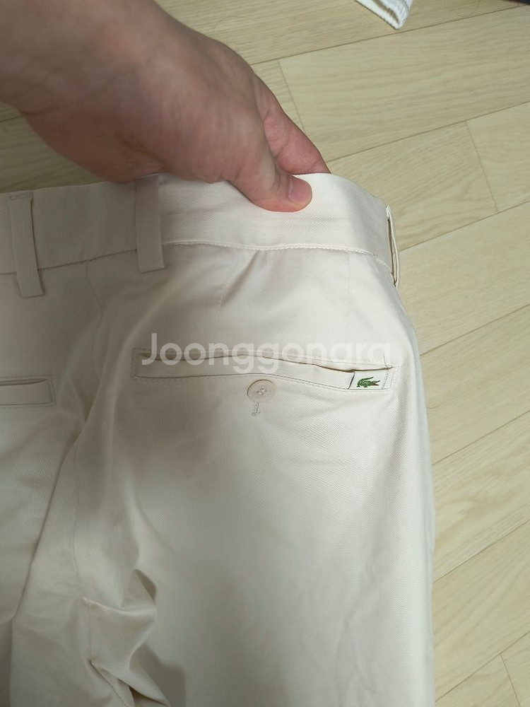 라코스테 테이퍼드 치노 팬츠 택포3만원에 급처분 합니다--4