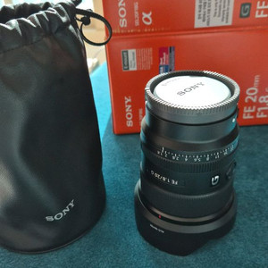 소니 FE 20MM F1.8G 거의 새상품급