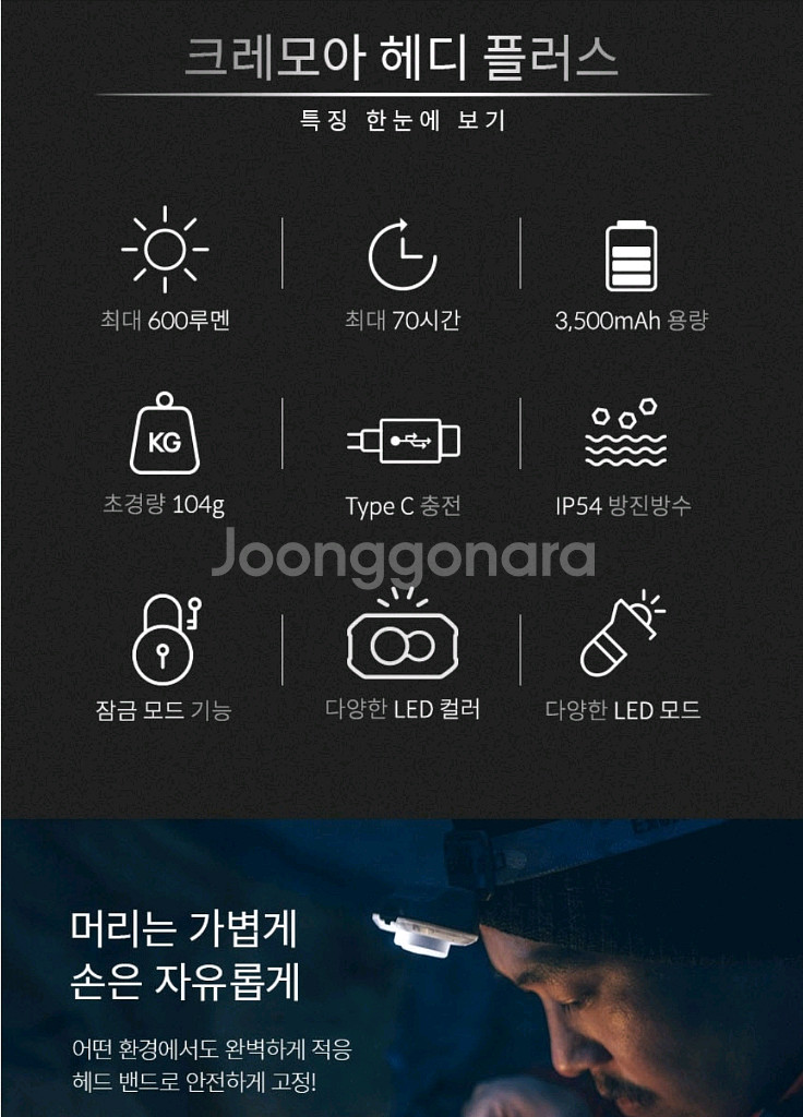 크레모아 헤드랜턴--1