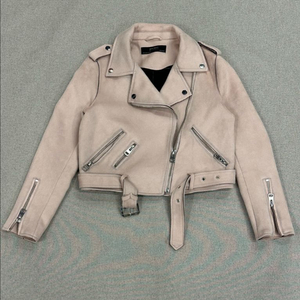 ZARA 스웨이드 라이더 자켓 M