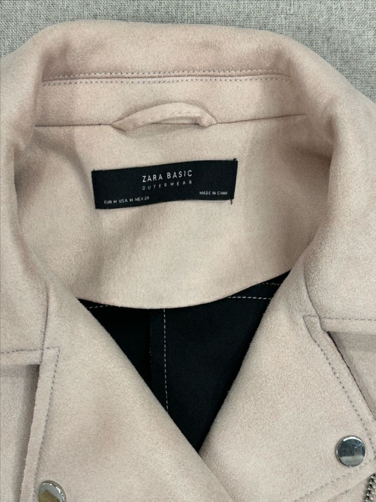 ZARA 스웨이드 라이더 자켓 M 이미지
