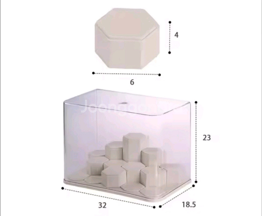 아크릴 케이스 육각 진열대 건담 건프라 프라모델--2