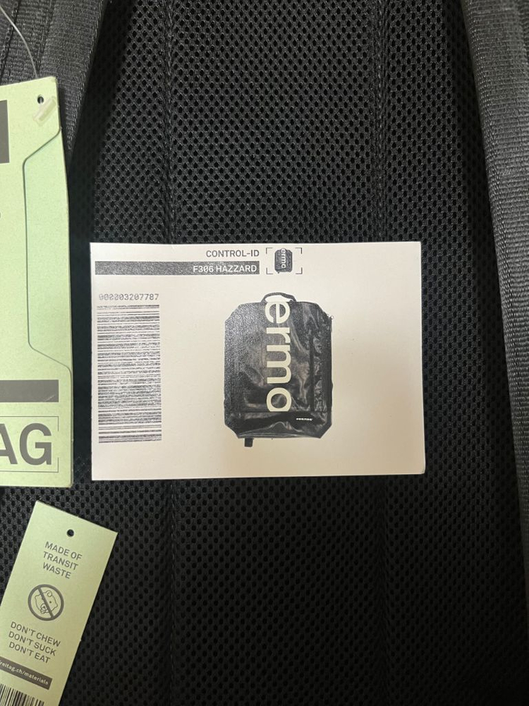 프라이탁 하자드 하파오 F306 백팩 가방--3