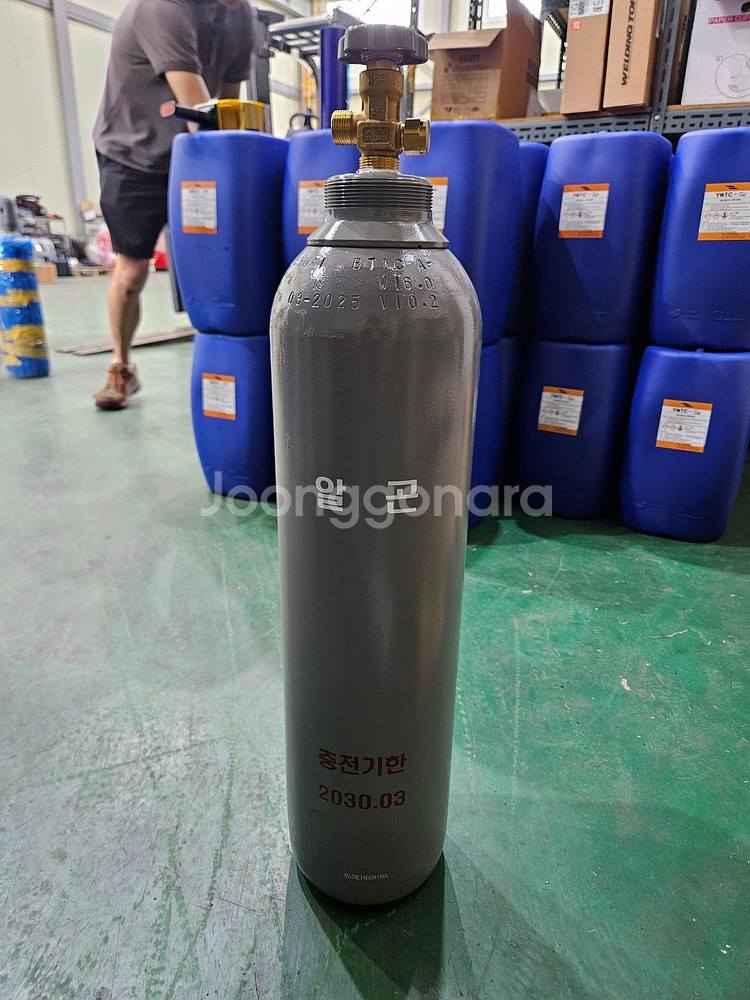 휴대용 알곤가스통,CO2가스통(가스완충)/중고용접기--2