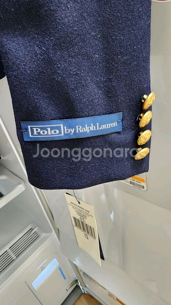 (개인) 랄프로렌 키즈 울100 금장 블레이져--2
