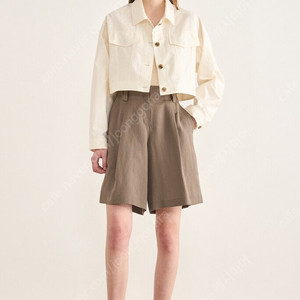 더 캐시미어 린넨 블렌드 크링클 자켓(새상품)