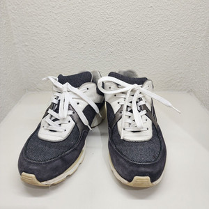 샤넬 그레이 CC로고 크루즈 스니커즈 G26582 35