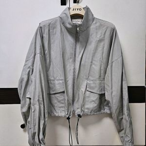 그레이 바람막이 점퍼 자켓