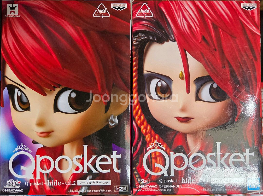 Qposket 큐포스켓 엑스재팬 히데 일반컬러 2종--3