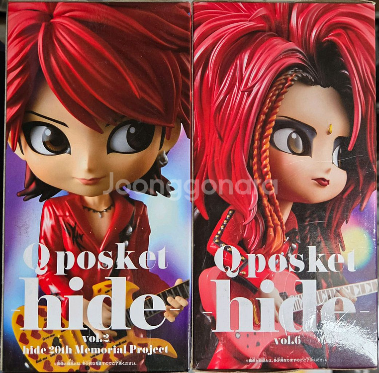 Qposket 큐포스켓 엑스재팬 히데 일반컬러 2종--6