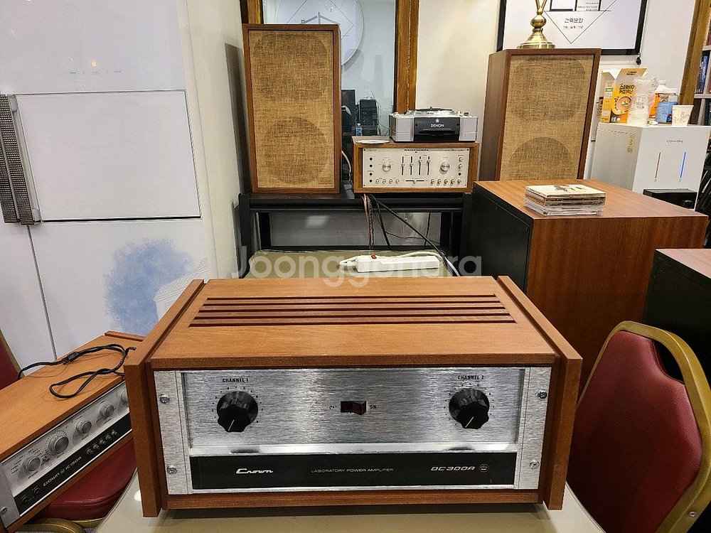 명기 크라운 DC300A파워엠프 IC150A 프리엠프--1