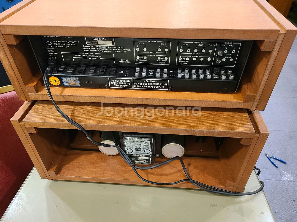 명기 크라운 DC300A파워엠프 IC150A 프리엠프--3