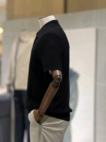 브랜드 남성반팔니트110사이즈 텝달린새제품 팝니다.--8