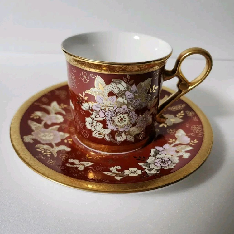 [2조가격]올드 빈티지 단종품 한국도자기 빅토리아그린 커피잔--7