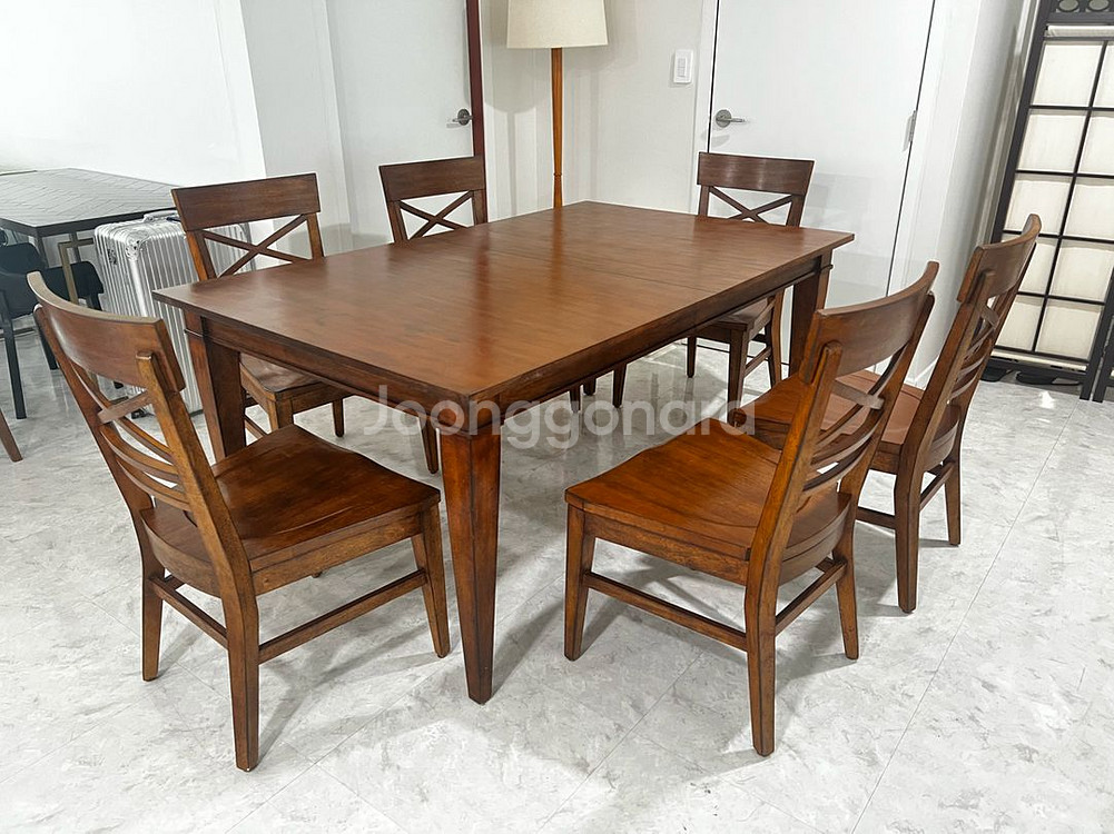 이튼알렌 Ethan Allen 6인용 식탁세트--1