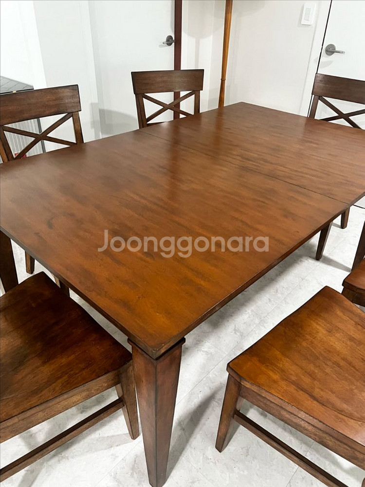 이튼알렌 Ethan Allen 6인용 식탁세트--2