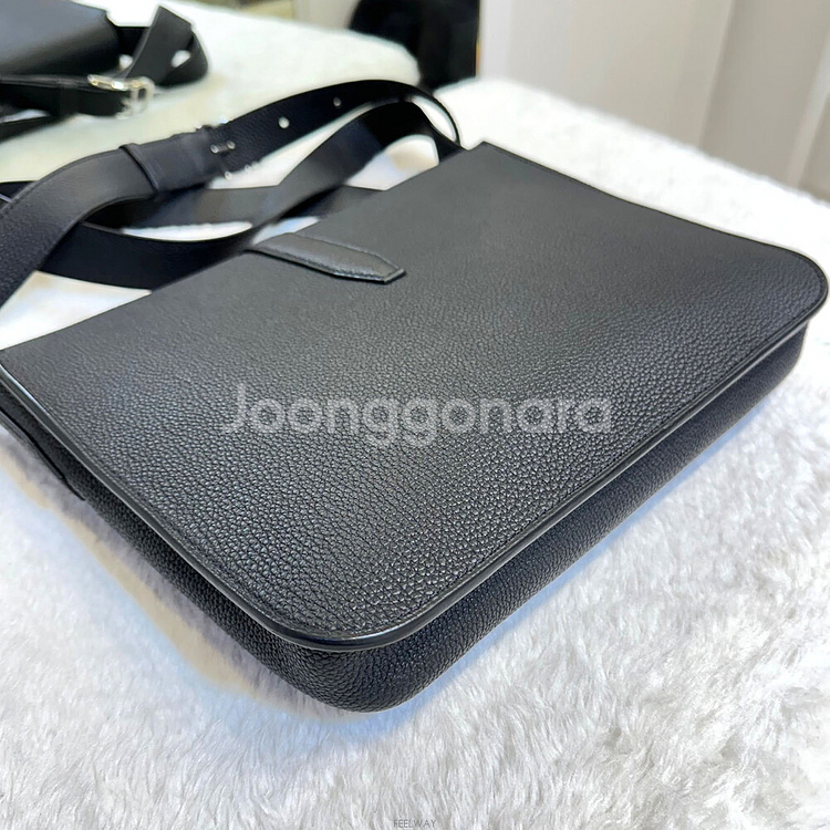 에르메스 스티브라이트 메신져백 블랙U각인-G093001--2